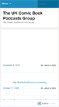 Mobile Screenshot of comicspodcastsuk.wordpress.com