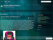 Tablet Screenshot of domostories.wordpress.com