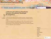 Tablet Screenshot of maricelaserrano.wordpress.com