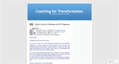 Desktop Screenshot of coaching4t.wordpress.com