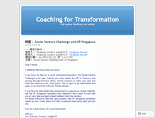 Tablet Screenshot of coaching4t.wordpress.com