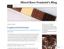 Tablet Screenshot of mixedracefeminist.wordpress.com