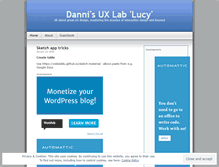 Tablet Screenshot of lablucy.wordpress.com
