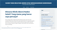 Desktop Screenshot of melunturkanjanin.wordpress.com