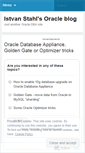 Mobile Screenshot of istvanstahl.wordpress.com