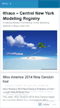 Mobile Screenshot of ithacamodelingregistry.wordpress.com