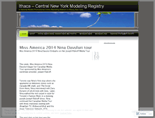 Tablet Screenshot of ithacamodelingregistry.wordpress.com