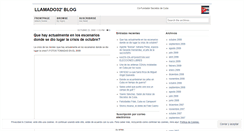 Desktop Screenshot of llamado32.wordpress.com