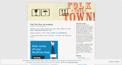 Desktop Screenshot of folkthistown.wordpress.com