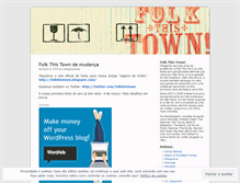 Tablet Screenshot of folkthistown.wordpress.com
