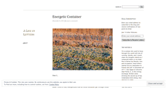 Desktop Screenshot of livingbyletters.wordpress.com