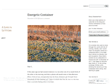 Tablet Screenshot of livingbyletters.wordpress.com