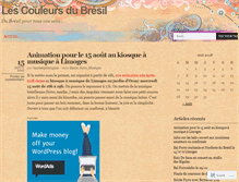 Tablet Screenshot of couleursdubresil.wordpress.com