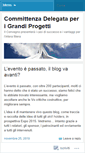Mobile Screenshot of committenzadelegata.wordpress.com