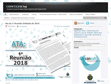 Tablet Screenshot of concultscsul.wordpress.com