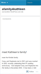 Mobile Screenshot of afamily4kathleen.wordpress.com