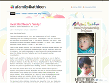 Tablet Screenshot of afamily4kathleen.wordpress.com