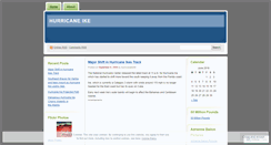 Desktop Screenshot of hurricaneike2008.wordpress.com