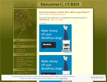 Tablet Screenshot of hepatitisccured.wordpress.com