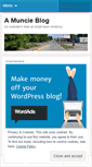 Mobile Screenshot of muncieblog.wordpress.com