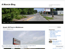 Tablet Screenshot of muncieblog.wordpress.com