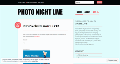 Desktop Screenshot of photonightlive.wordpress.com