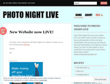 Tablet Screenshot of photonightlive.wordpress.com