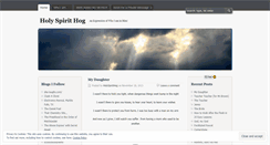 Desktop Screenshot of holyspirithog.wordpress.com