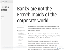 Tablet Screenshot of juliesrant.wordpress.com
