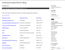 Tablet Screenshot of carbonneutralproducts.wordpress.com