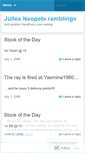 Mobile Screenshot of julle1980.wordpress.com