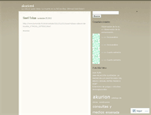 Tablet Screenshot of akurioncuatro.wordpress.com
