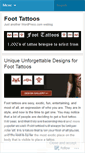 Mobile Screenshot of foottattoosblog.wordpress.com