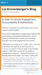 Mobile Screenshot of lizkronenberger.wordpress.com