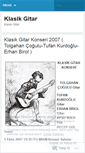 Mobile Screenshot of klasikgitar.wordpress.com