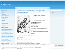 Tablet Screenshot of klasikgitar.wordpress.com