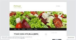 Desktop Screenshot of fitfoodhealthprogram.wordpress.com