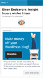 Mobile Screenshot of eisenendeavors.wordpress.com