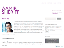 Tablet Screenshot of aamirsheriff.wordpress.com
