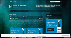 Desktop Screenshot of bloodofmedusa.wordpress.com