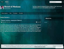 Tablet Screenshot of bloodofmedusa.wordpress.com