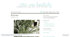 Desktop Screenshot of littlemisshealthify.wordpress.com