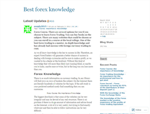 Tablet Screenshot of bestforexknowledge.wordpress.com