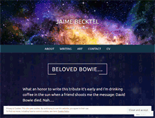 Tablet Screenshot of jaimebecktel.wordpress.com