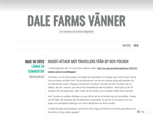 Tablet Screenshot of dalefarmsvanner.wordpress.com