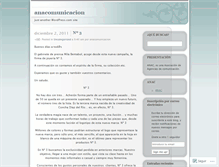 Tablet Screenshot of anacomunicacion.wordpress.com