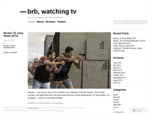 Tablet Screenshot of brbwatchingtv.wordpress.com