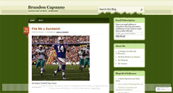Desktop Screenshot of brandoncapuano.wordpress.com