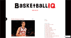 Desktop Screenshot of basketballiq.wordpress.com