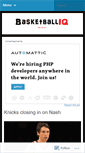Mobile Screenshot of basketballiq.wordpress.com